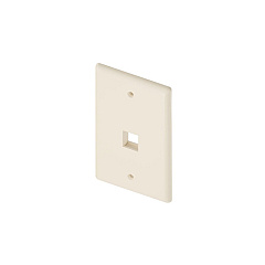Uncommonx 1port Wall Plate, Single Gang, Ivory (WP1PIVY)