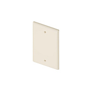 Uncommonx Blank Wall Plate, Single Gang, Ivory (WPBLANKIVY)