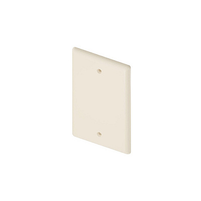 Uncommonx Blank Wall Plate, Single Gang, Ivory (WPBLANKIVY)