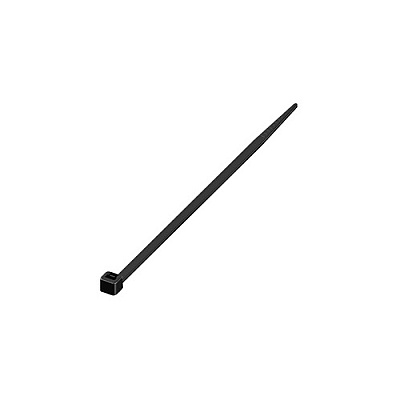 Uncommonx 4 Nylon Cable Tie 18lbs Black 100pk (ZIP04IN100PKBK)