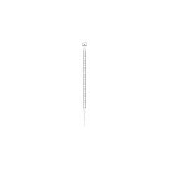 Uncommonx 4 Nylon Cable Tie 18lbs Clear 100pk (ZIP04IN100PKCL)