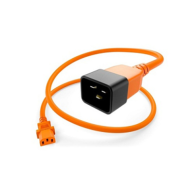 Uncommonx Power Cord C13 To C20, 15amp Orange, 4ft (PWCDC13C2004FORG)