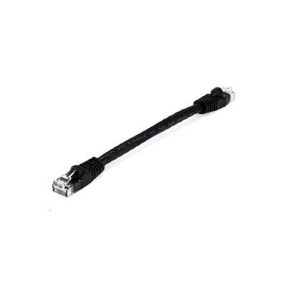 Monoprice Cat6 Utp Cable_ 6-inch Black (7498)