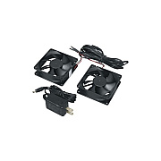 Middle Atlantic Products Intl Mfr Dc 2fan Kit W Ps (IMFRFANKIT2)