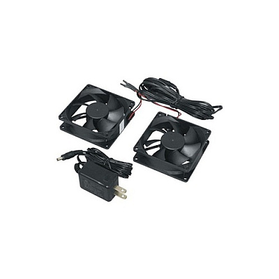 Middle Atlantic Products Intl Mfr Dc 2fan Kit W Ps (IMFRFANKIT2)