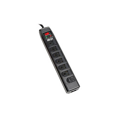 Tripp Lite 7-outlet Surge 6ft Cord 1440j Tel/rj11 (TLP706TELC)
