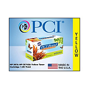 PCI Brand Remanufactured Hp 307a Ce742a Yellow Toner Cartridge 7300 Page Yield For Hp 307a Cp5225/cp5225dn/cp5225n Made In Usa (CE742ARPC)