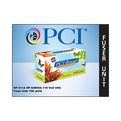 PCI Brand Remanufactured Hp 311a Q3655a Fuser Kit 75k Yield For Hp 3500/3500n/3550/3550n/3700/3700dn/3700dtn/3700n/3750/3700dtn Made In Usa (Q3655ARPC)