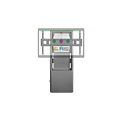 Avteq Dynamiq Wall Stand With Easy Glide Heigh (DWMSBBCSB70)