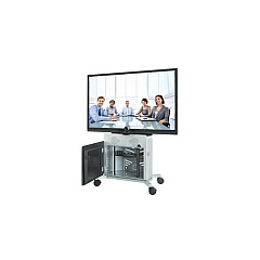 Avteq Single Display Av Cart, Supports Display (ELT2100S)