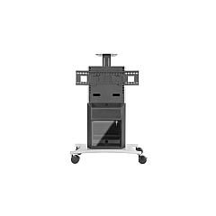 Avteq Single Display Av Cart With 12d Rack. Su (RPS1000S)