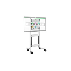 Avteq Height Adjustable Av Cart Supports The 5 (RPS500BBCSB55W)