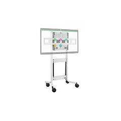 Avteq Height Adjustable Av Cart Supports The 7 (RPS500BBCSB70W)
