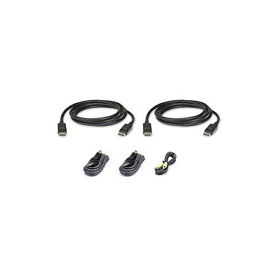 Aten 6ft. Dual Display Displayport Secure (2L7D02UDPX5)