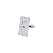 Monoprice Piece2 Wall Plate With 4in Hdmi- White (7330)