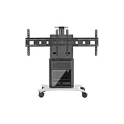 Avteq Dual Display Av Cart With 12d Rack. Supp (RPS1000L)