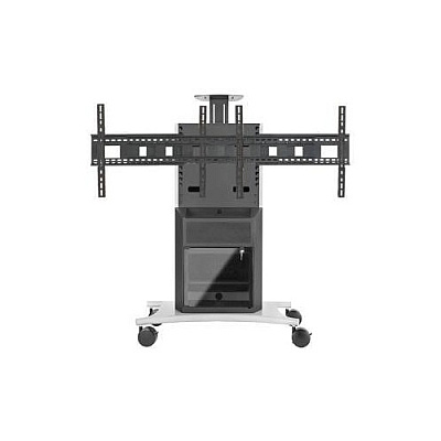Avteq Dual Display Av Cart With 12d Rack. Supp (RPS1000L)