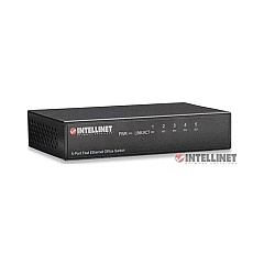 Intellinet 5 Port 10/100 Desktop Metal Switch (523301)