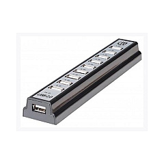 Manhattan - Strategic 10-port Usb 2.0 Hub W/ac (161572)