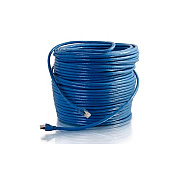 C2G 250ft Cat6 Blue Solid Shielded Patch Cbl (43123)