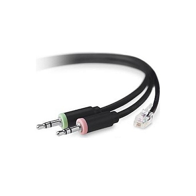 Belkin Rj14 To Dual 3.5mm Trs Cisco Phone10ft (F1D9021B10)