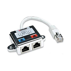 Intellinet 2 Port Rj45 Modular Distributor (504195)