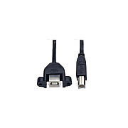 Tripp Lite 1ft Usb Extension Cable Panel Mount M/f (U025001PM)