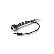 C2G 35ft Sel Vga + 3.5mm A/v Cable M/m (50229)