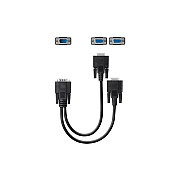 Belkin Vga Hd15-m To (2) Vga Hd15-f (F2CM038B01)