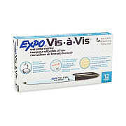 DYMO Expo Vis A Vis Black Fine Point 12 Pck (16001)
