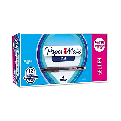 DYMO Pm Gel Micro .5mm Black 12 Pck Os (1753362)