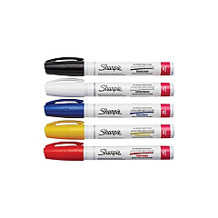 DYMO Sharpie Paint 5cd Asst Med (34971PP)