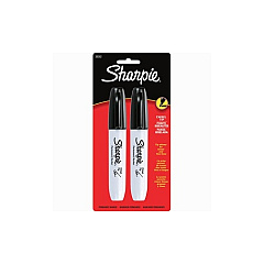 DYMO Sharpie Chisel 2pk Blk (38262PP)