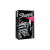 DYMO Sharpie Metallic Silver O S 12 Pack (39100)