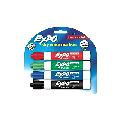DYMO Expo Low Odor 4cd Asst Chisel (80174)