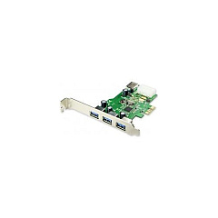 Syba Multimedia Pci-express Usb 3.0 3+1 Port Card, Rene (SDPEX20137)