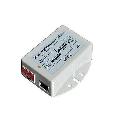 Tycon Systems 48v 802.3af Input, Switch Selectable 12v (TPPOE1224)