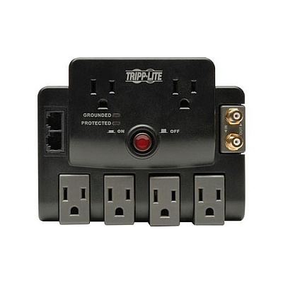 Tripp Lite 6-outlet Surge 6ft Cord 1440j Coax/rj11 (TLP606RNET)