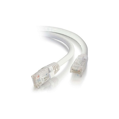 C2G 12ft Cat5e Snagless Utp Cbl-wht (00487)