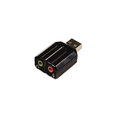 Syba Multimedia Usb Stereo Audio Adapter, C-media Chipse (SDCMUAUD)