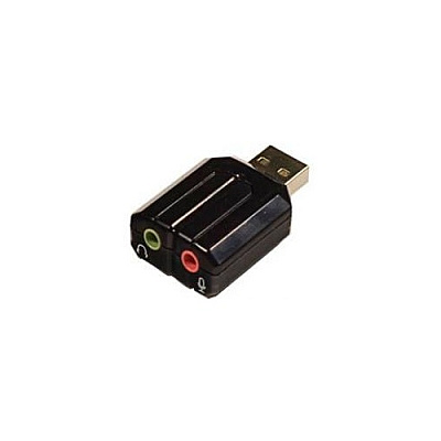 Syba Multimedia Usb Stereo Audio Adapter, C-media Chipse (SDCMUAUD)