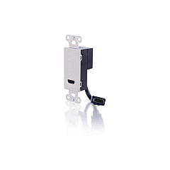 C2G Hdmi Pass Through Wall Plate - Aluminum (41042)