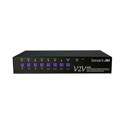 Smartavi 6-port Hdmi Switcher, Scaler & Converter (V2VMAXS)