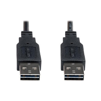 Tripp Lite 3ft USB 2.0 Hi-Speed Universal Reversible Connector Cable M/M 3' (UR020003)