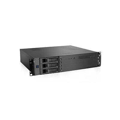 Istarusa 2u Matx 3xhs 3.5 Chassis Black (D230HBT)