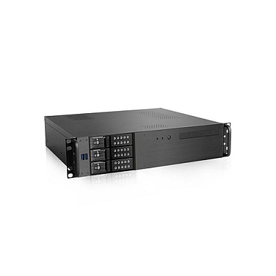 Istarusa 2u Matx 3xhs 3.5 Chassis Black (D230HNT)
