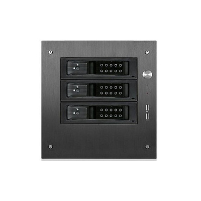 Istarusa 4x3.5" Trayless Mini-itx Tower (S35DE4BL)