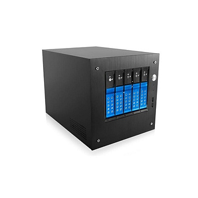 Istarusa 5x3.5" Trayless Mini-itx Tower (S35DE5BL)