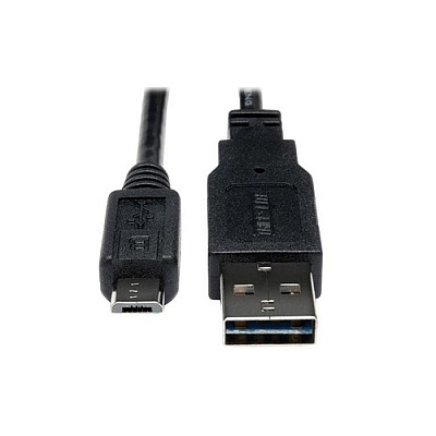 Tripp Lite 3ft Reversible Usb Cable A/5pin Mirco-b (UR050003)