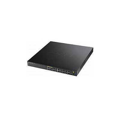 Zyxel Xgs3700-24 - 24-port Gigabit L2+ W/4 10gbe Sfp+ (28 Total Ports) W/static Routing/vrrp & Redundant Power Support (XGS370024)